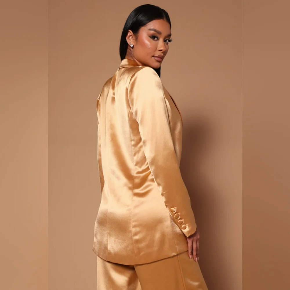 Nova Luxe satin pant set - Picture 5 of 12